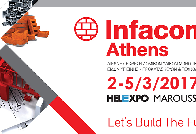 The largest event in construction, building, heating, air-conditioning and energy to be held in Athens from 2 to 5 March